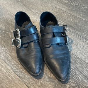 Little Burgundy Leather Loafers